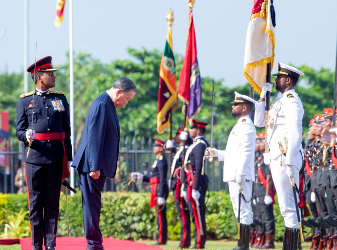 Warm Welcome Extended to the President of the Socialist Republic of Viet Nam at the Presidential Secretariat